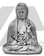 Figura betonowa Budda - dekoracja ogrodowa