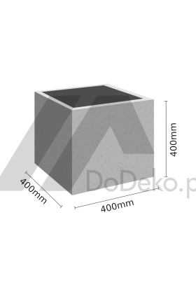 Kwadratowa nowoczesna donica 