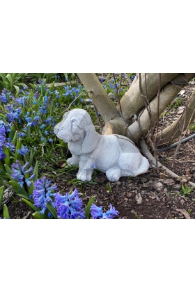 Figurka dekoracyjna z betonu - cocker spaniel