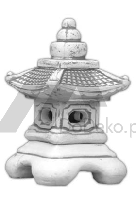 Lampa ogrodowa  z betonu PAGODA